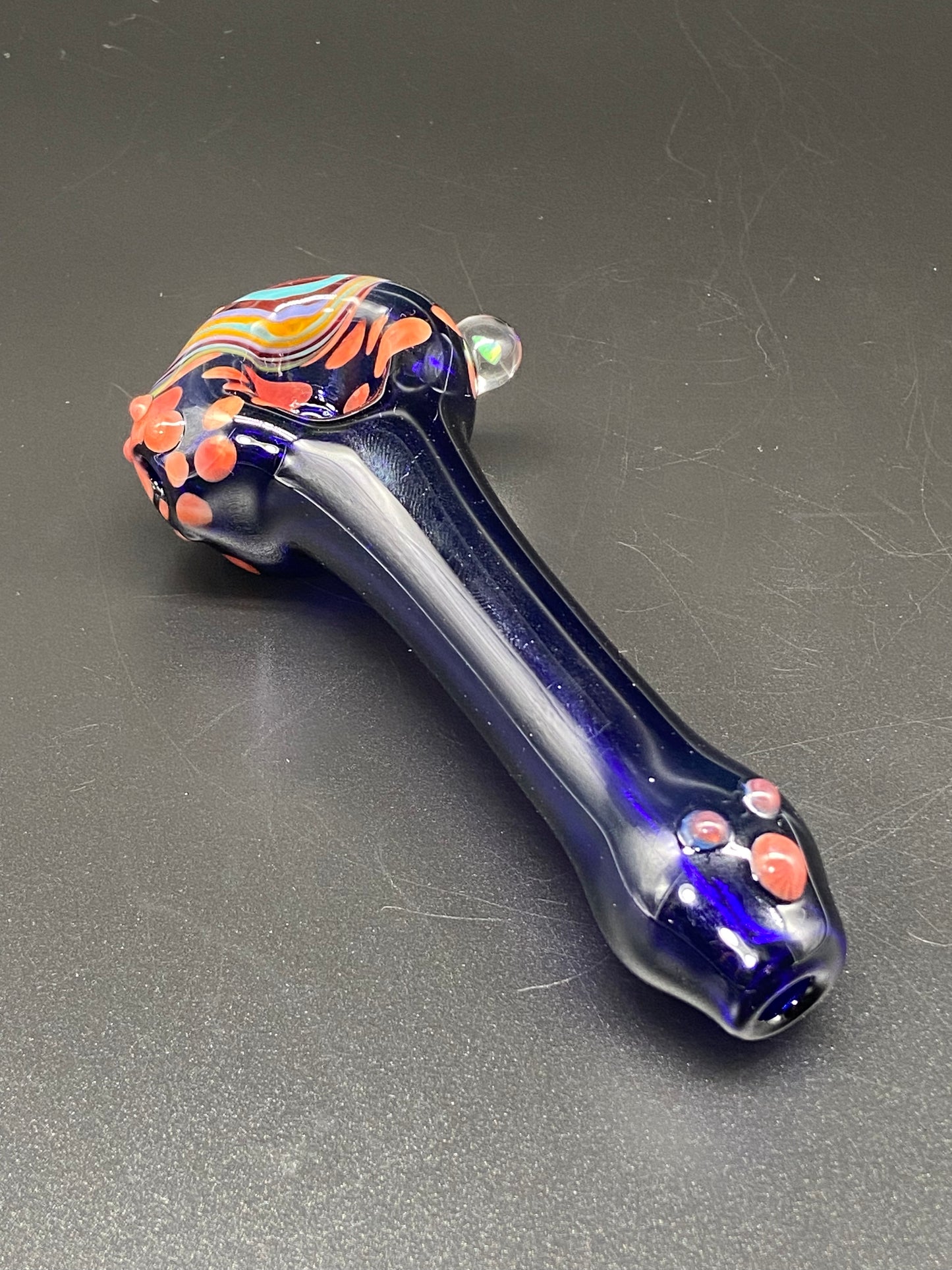 FunDumbMental Cobalt spoon with Linework