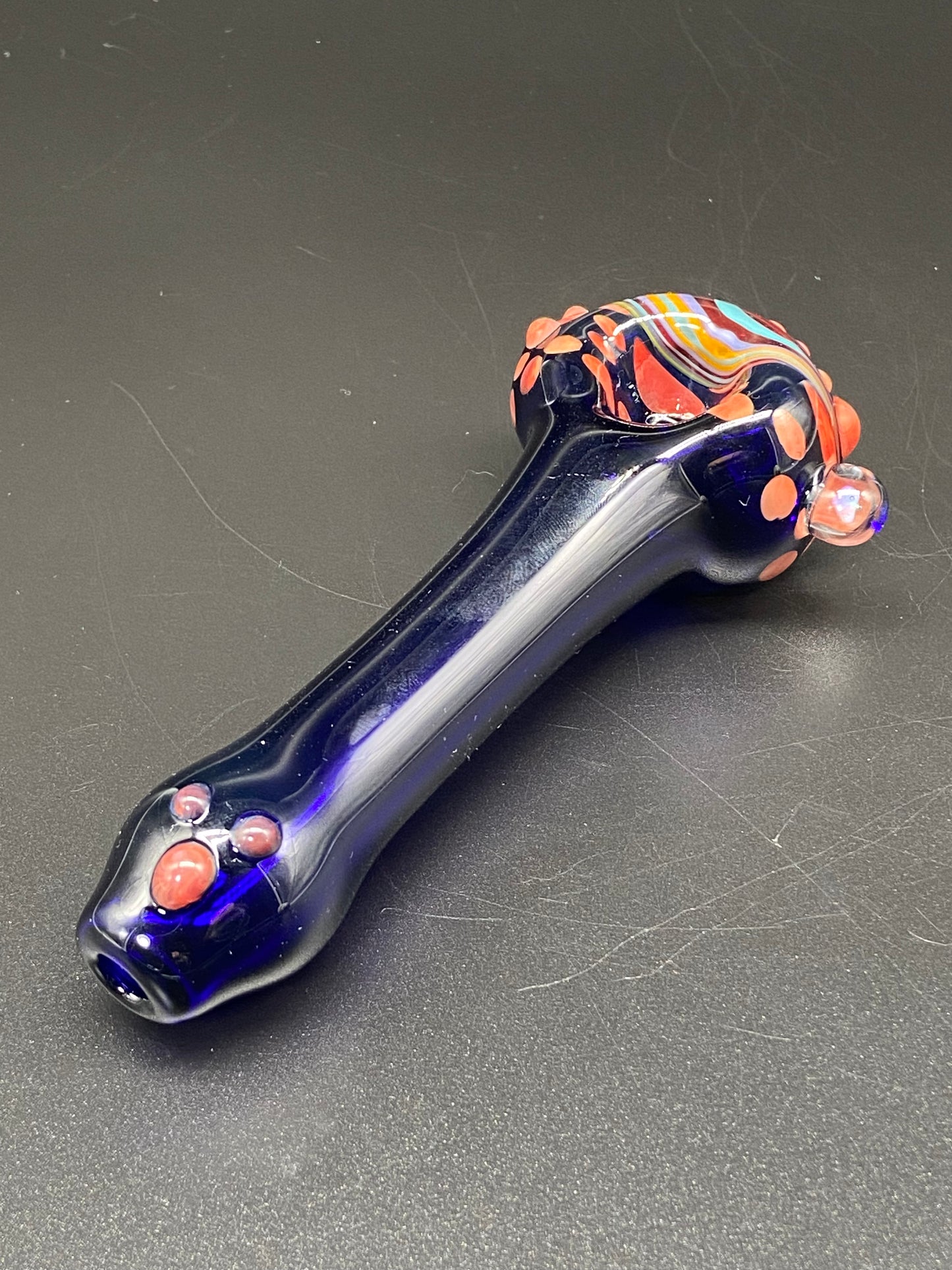 FunDumbMental Cobalt spoon with Linework
