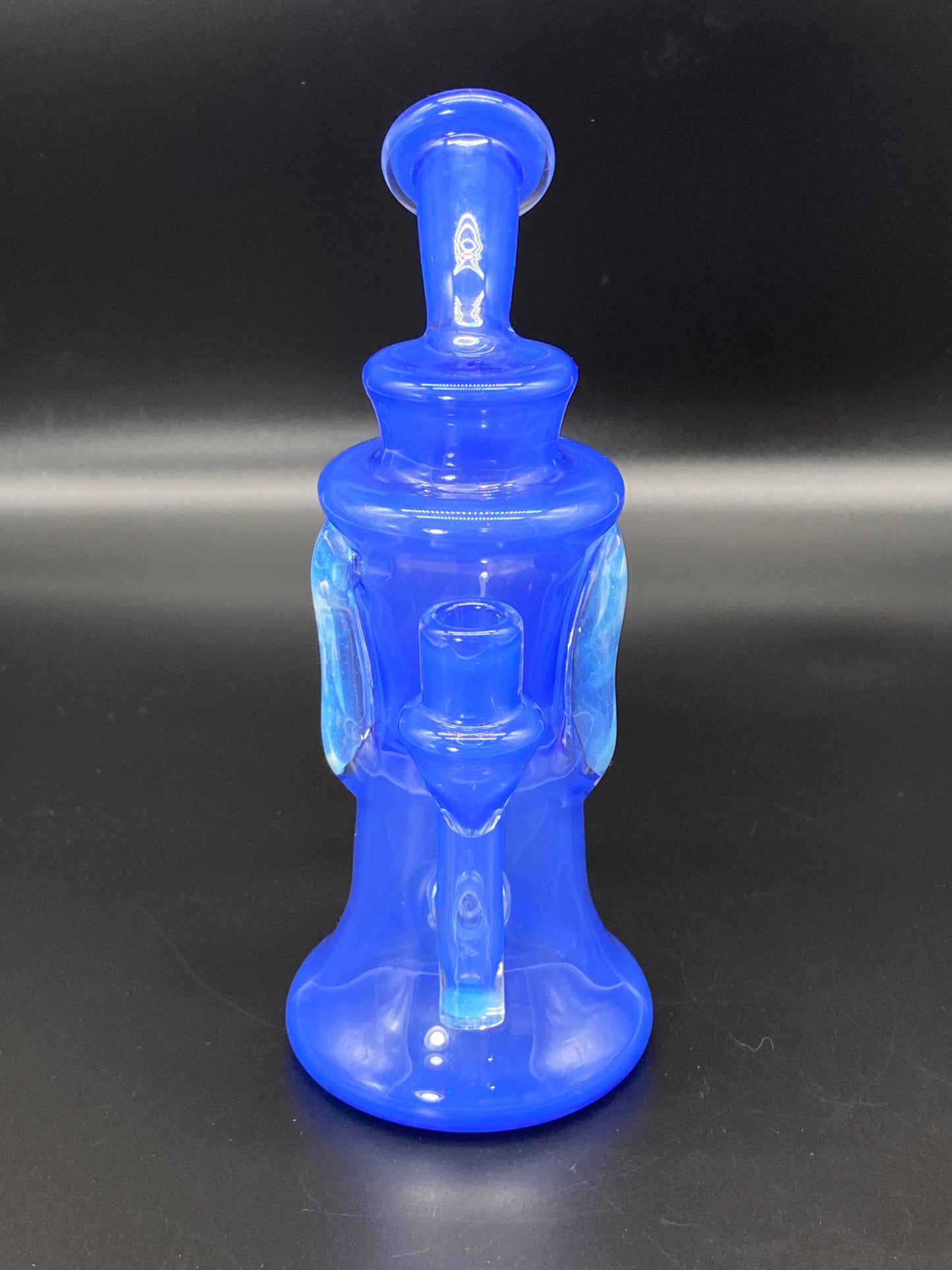 Djinn Glass Blue Satin and Global Gillcycler w/ Opal