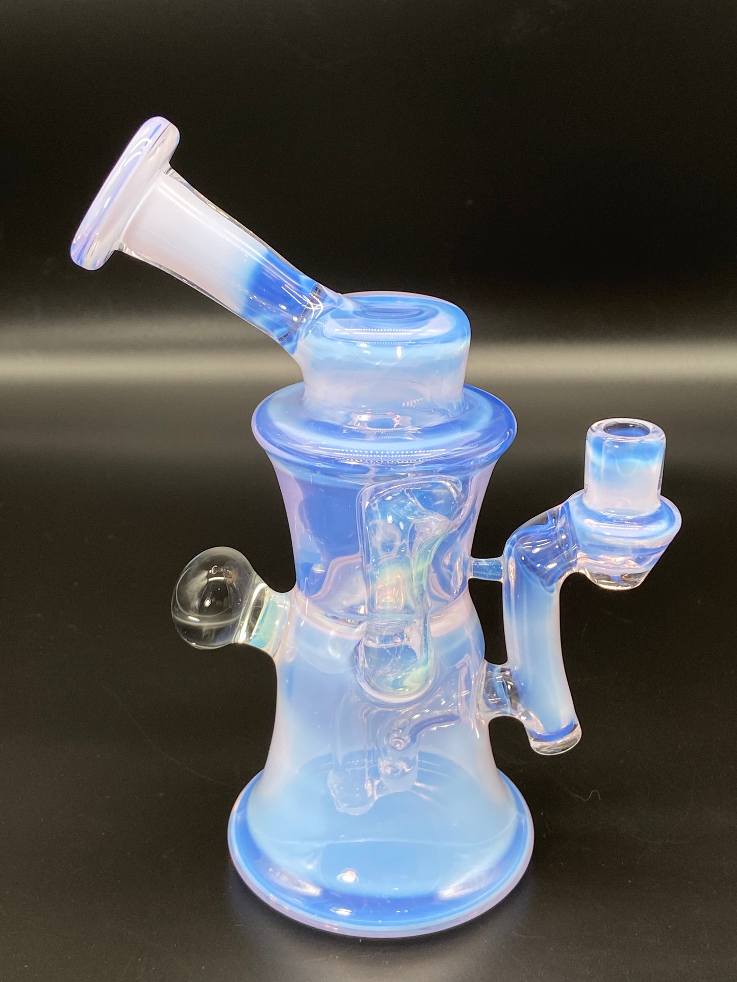 Djinn Glass Blue Satin over Global Gillcycler with Opal