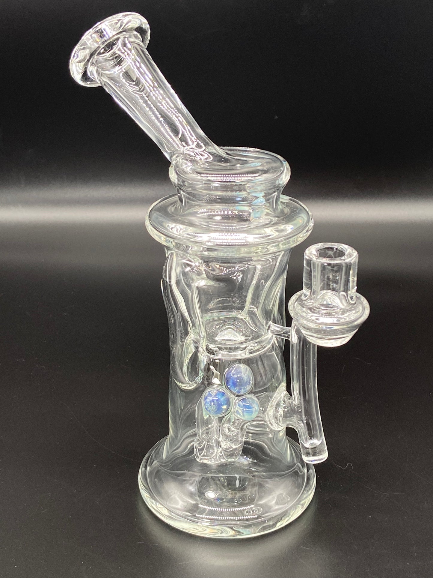 Djinn Glass Clear w/ Dot Accent Gillcycler