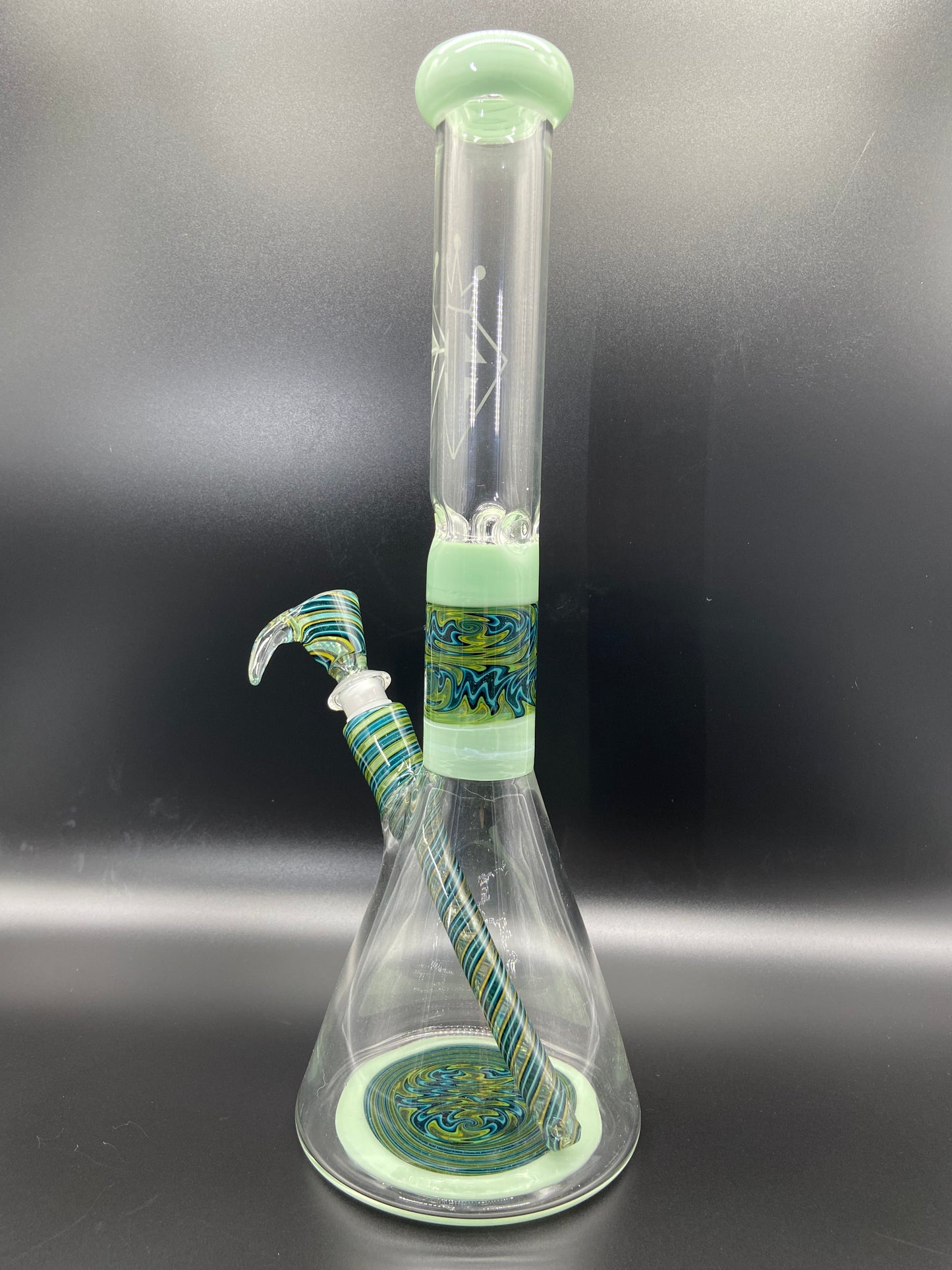 Augy Glass Wig Wag 14mm Beaker