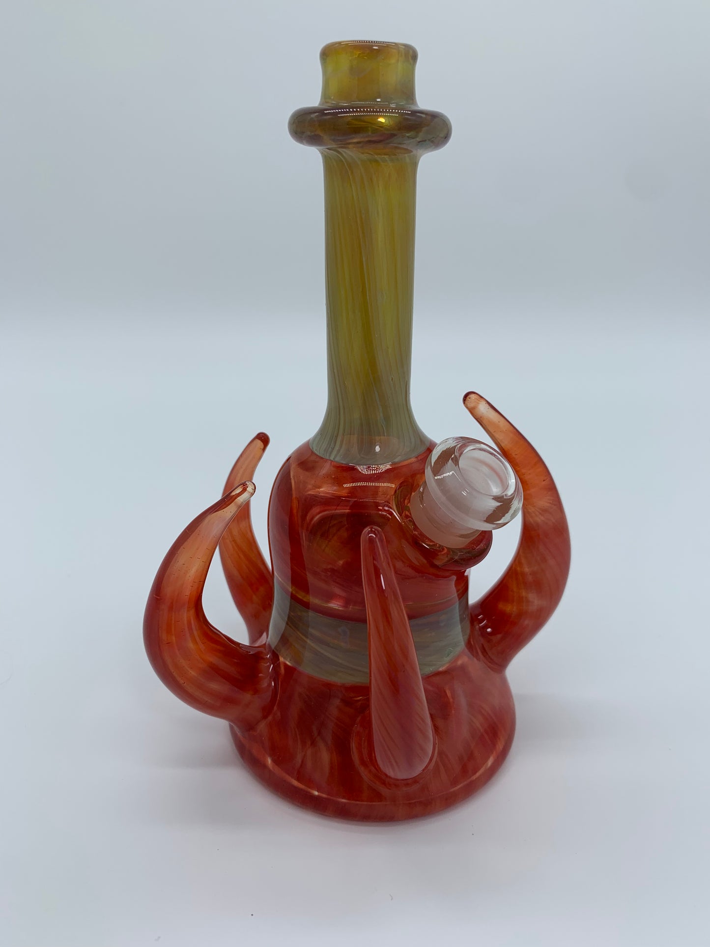 FunDumbMental Glass Rust horned tube