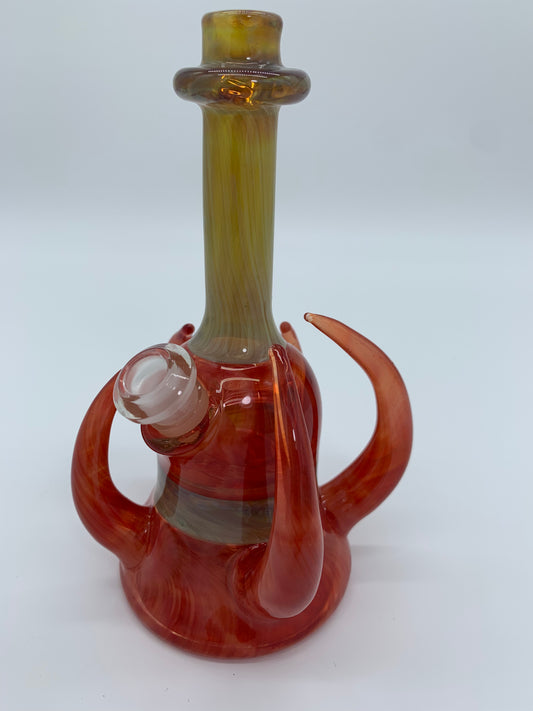 FunDumbMental Glass Rust horned tube