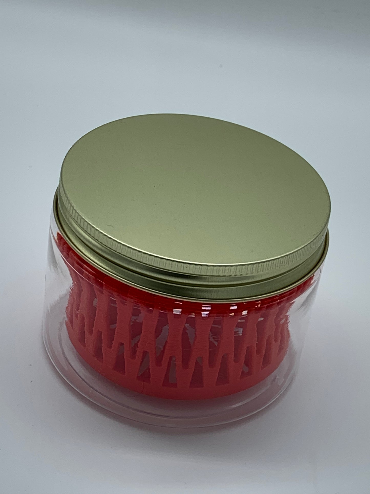 Kuhns Glass 12 Ounce Jar and Strainer