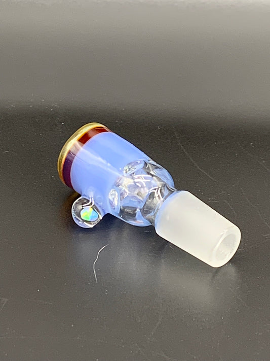 FunDumbMental Glass 14mm Blue Encalmo Opal Bowl