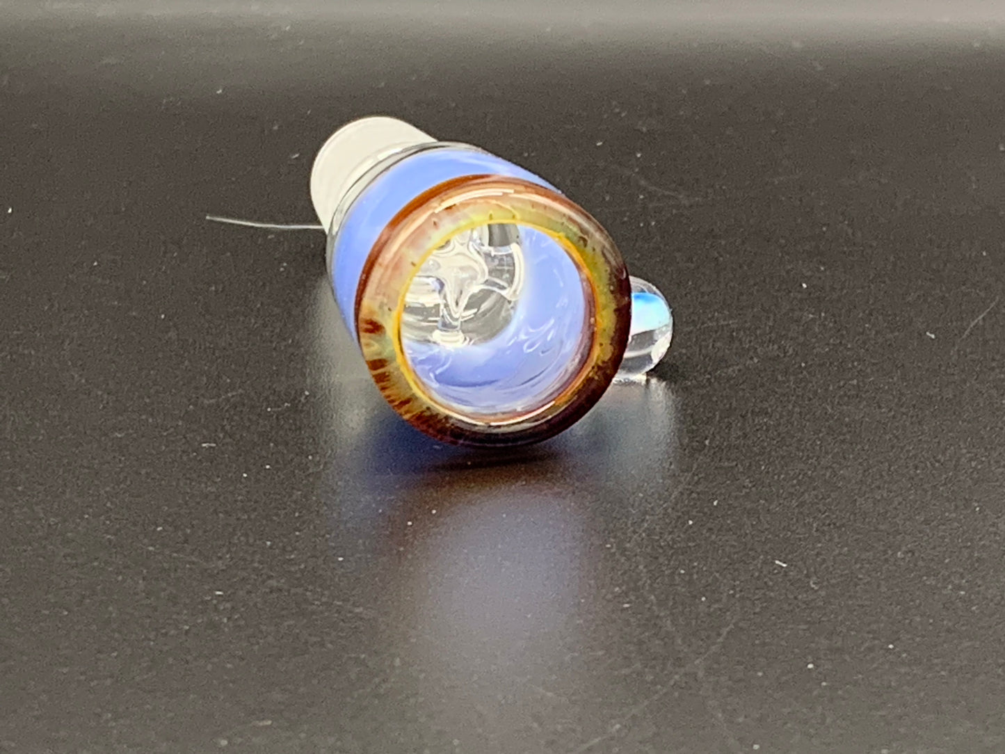 FunDumbMental Glass 14mm Blue Encalmo Opal Bowl