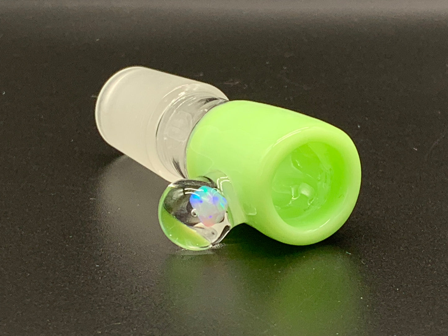 FunDumbMental Glass 18mm Green Opal Bowl