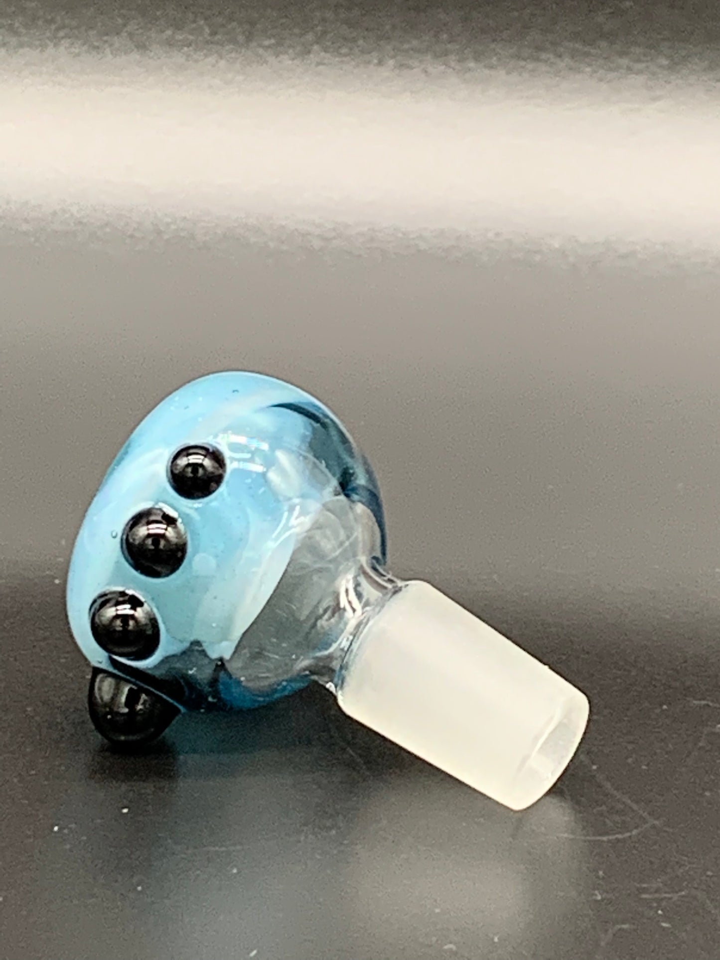 FunDumbMental Glass 14mm Blue Stardust Accented Bowl