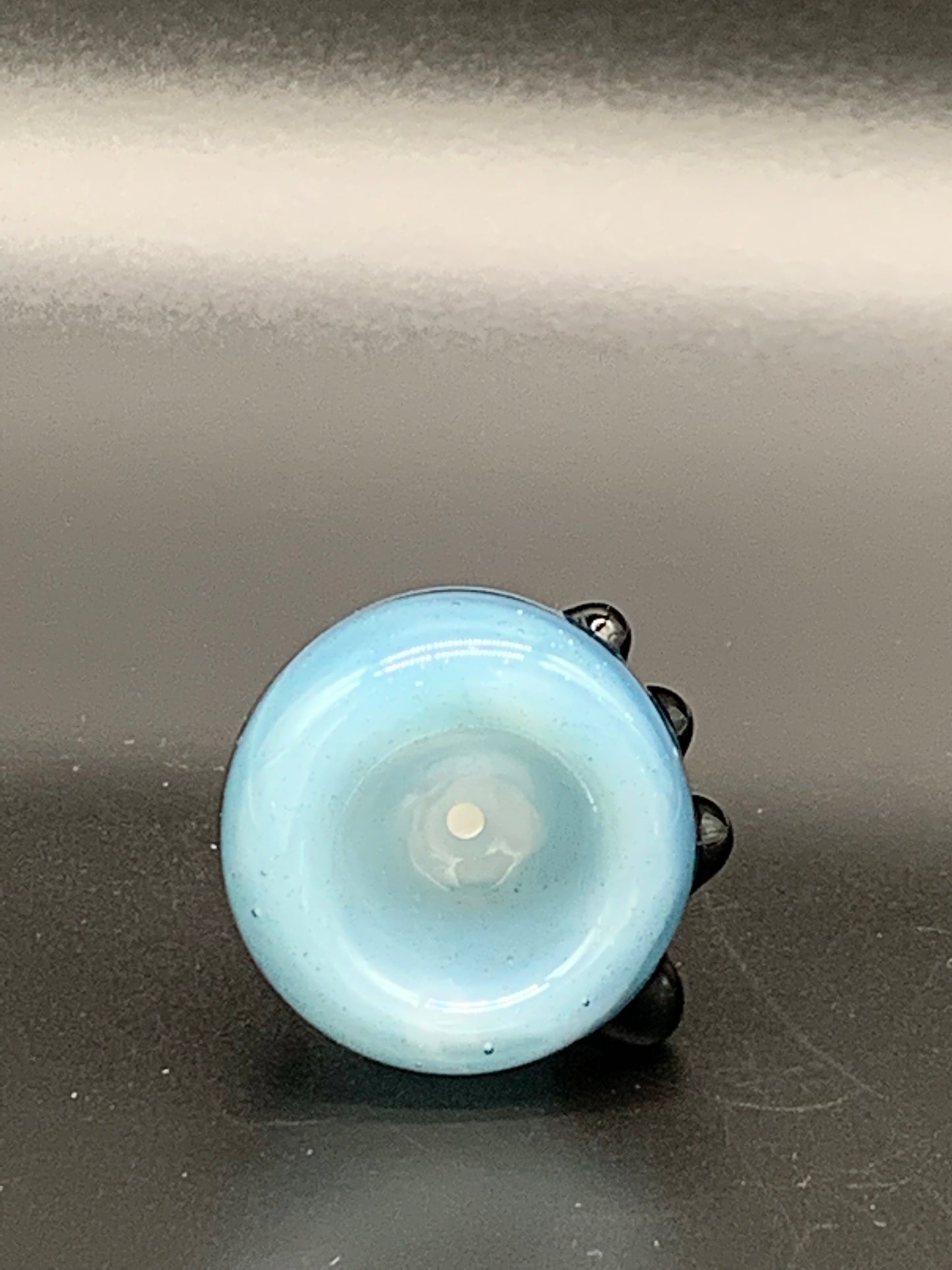 FunDumbMental Glass 14mm Blue Stardust Accented Bowl