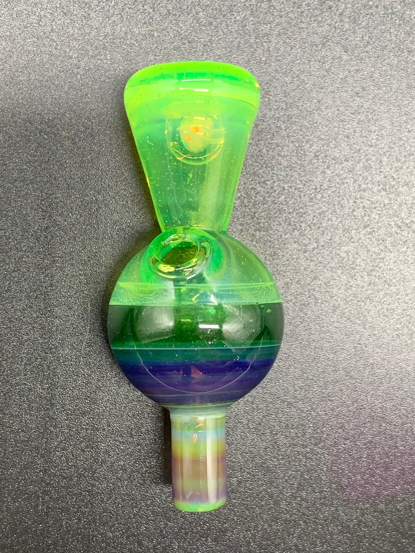 Mac Savage Slyme Green Stardust and Amber Purple Stealth Opal Cap