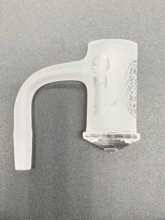 SD Dank 25mm Diamond Auto Spinner Sandblasted