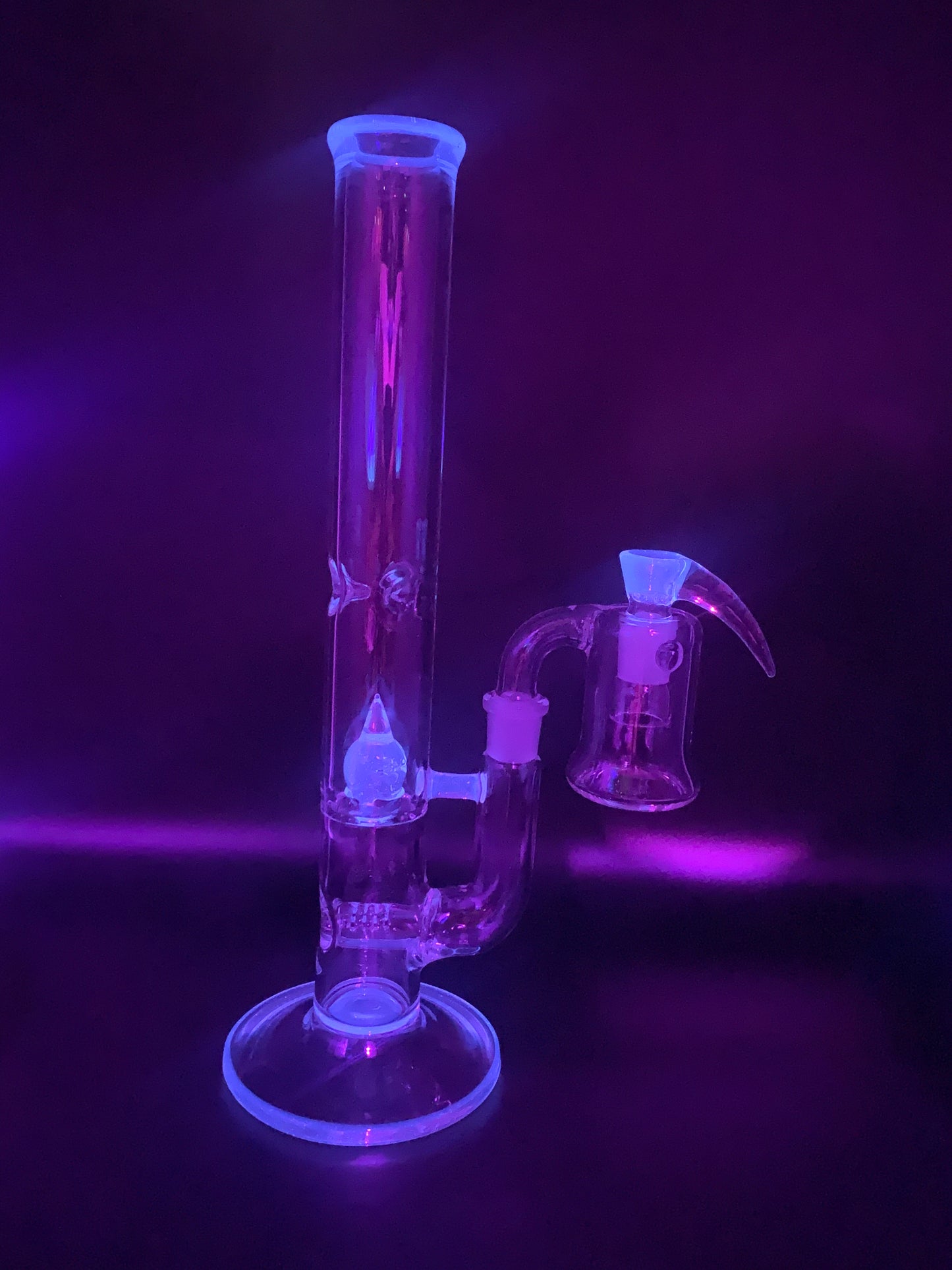 Grasshoppa Glass Blu-V straight tube w/ ashcatcher