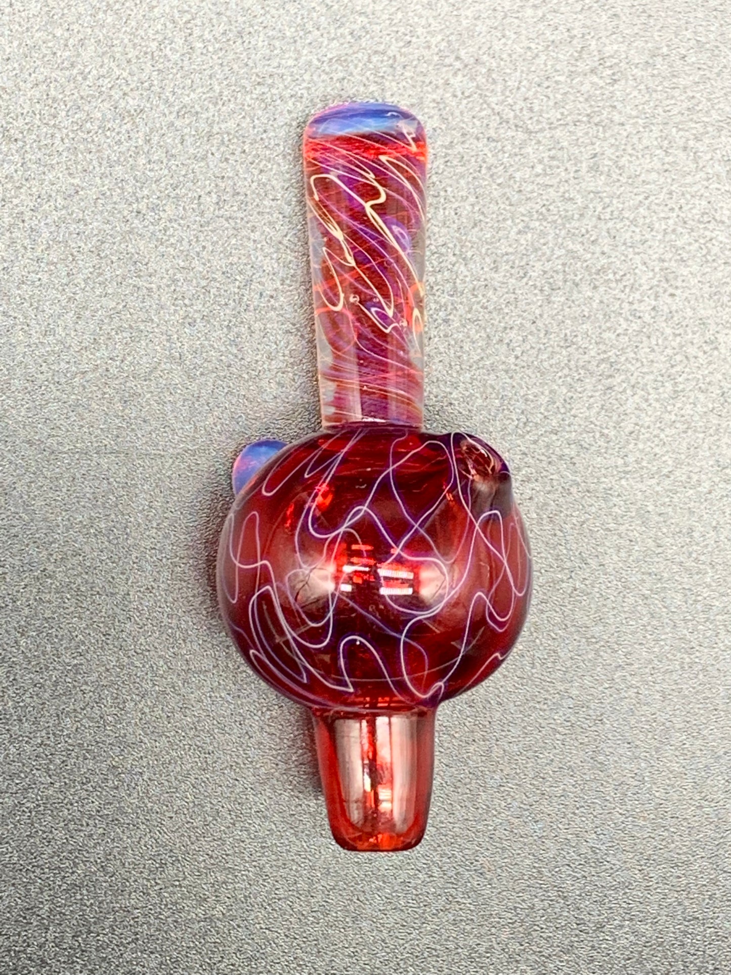 Gargamelt Glass Pomegranate Scribble Tech Bubble Cap