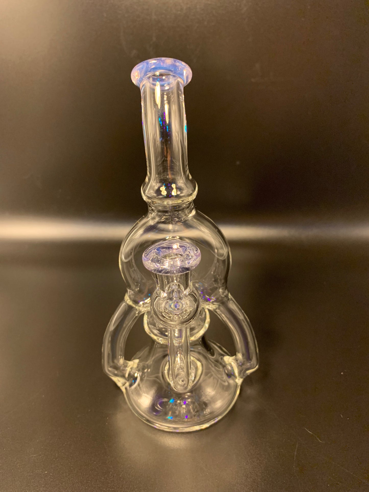 Lear Glass Neo Opal Bubble Dumper