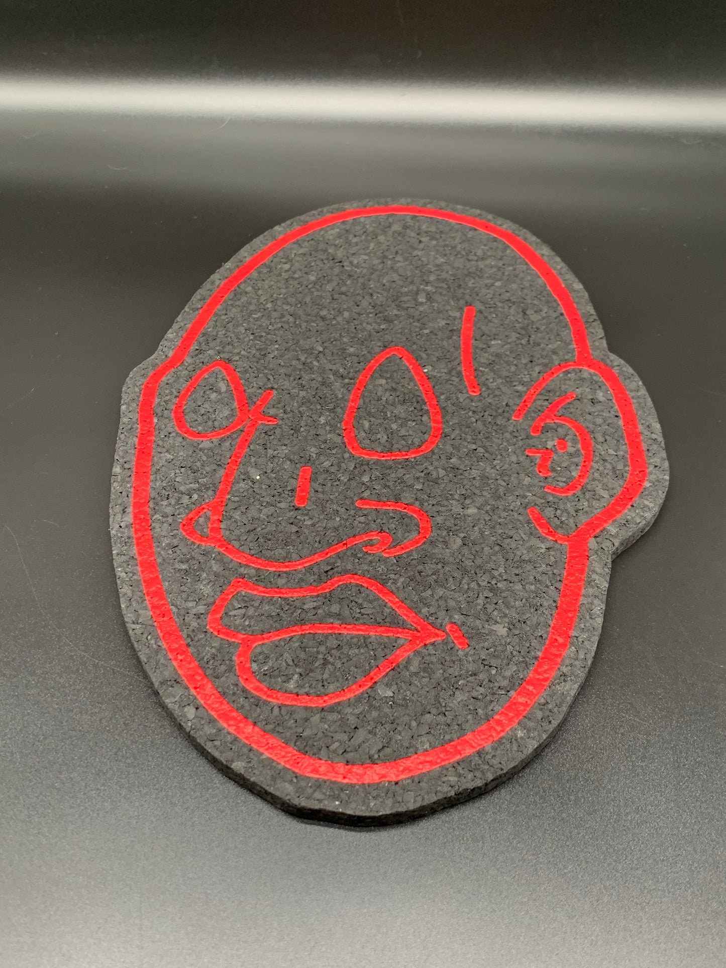Mr Voorhees Mood Mat Red