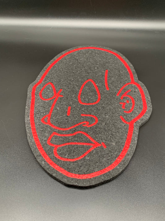 Mr Voorhees Mood Mat Red