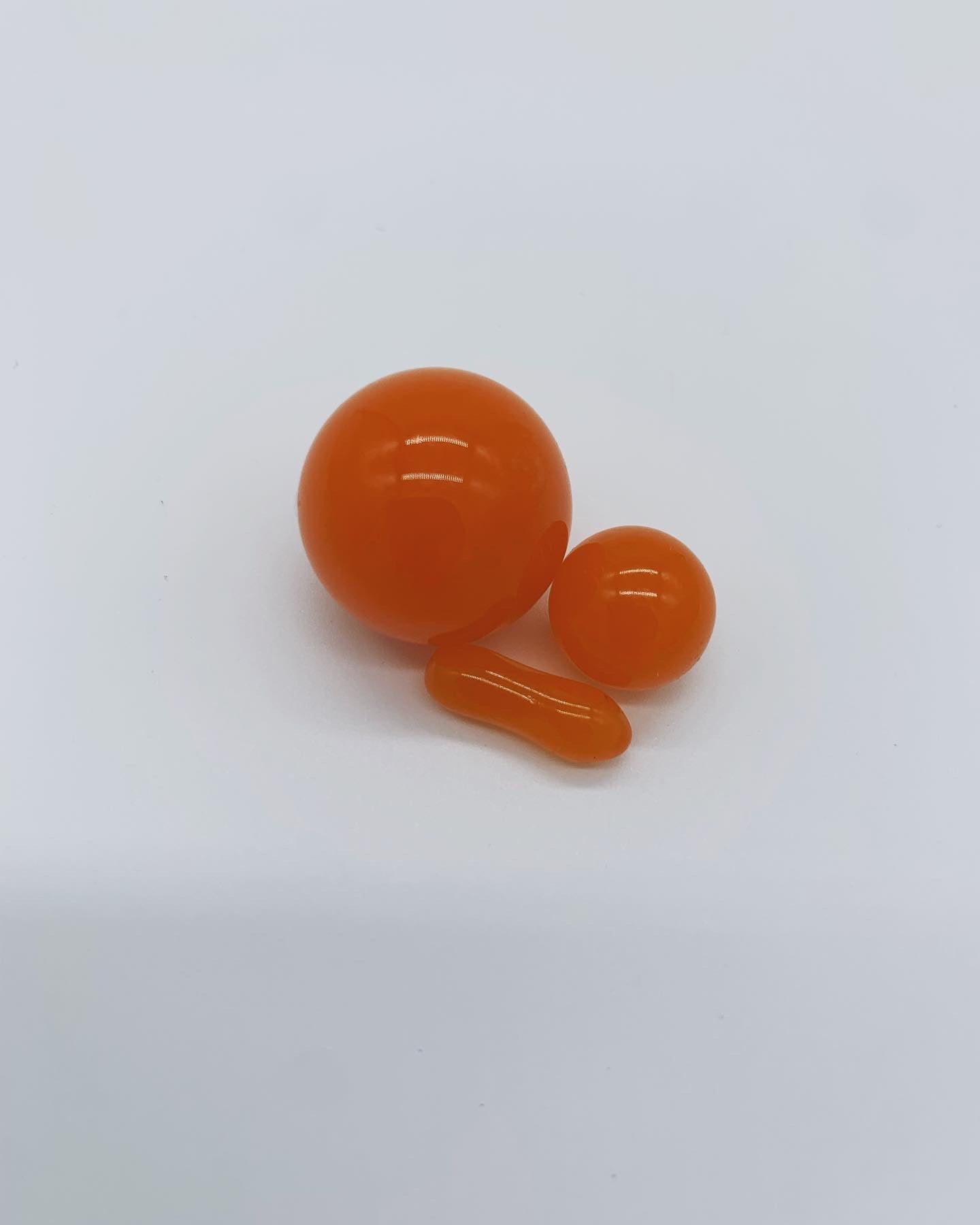 Outerlimits Glass Orange Crayon Slurper Set