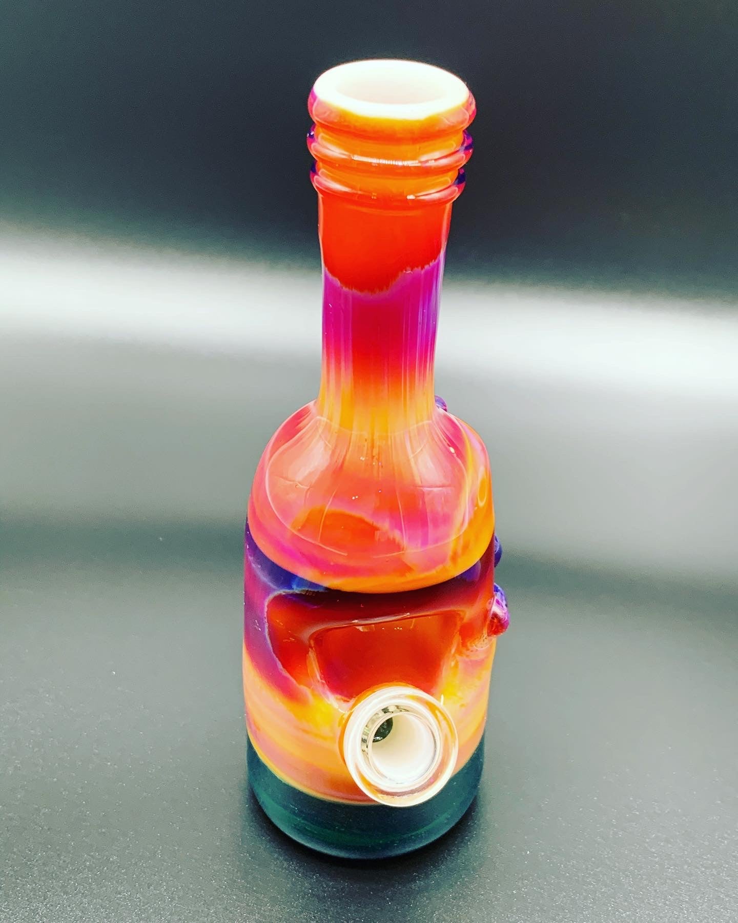 Costa Glass Serendipity and Blue Slyme Bottle Rig – HourglassGallery