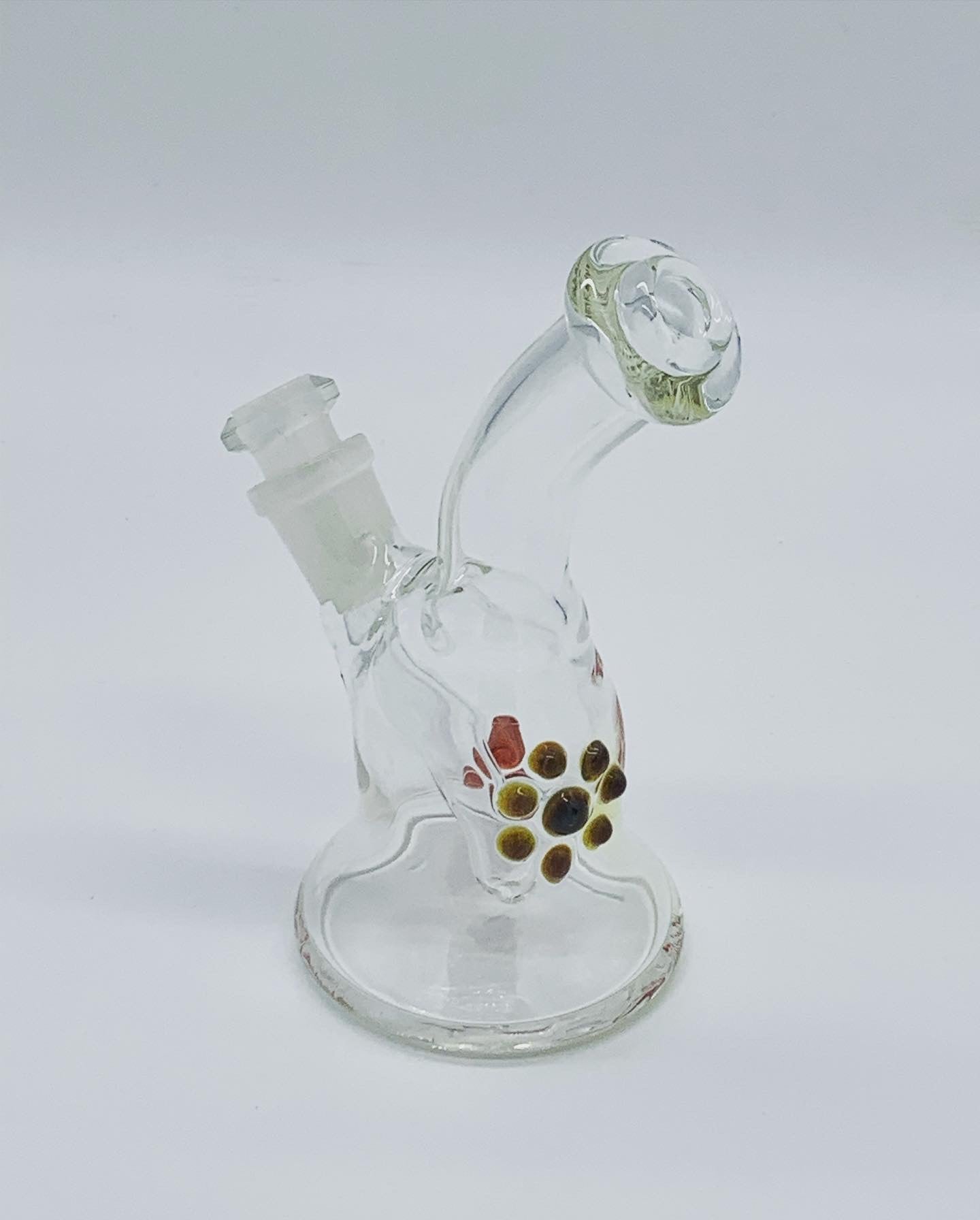 FunDumbMental Glass Red and Brown Dot Accented jammer