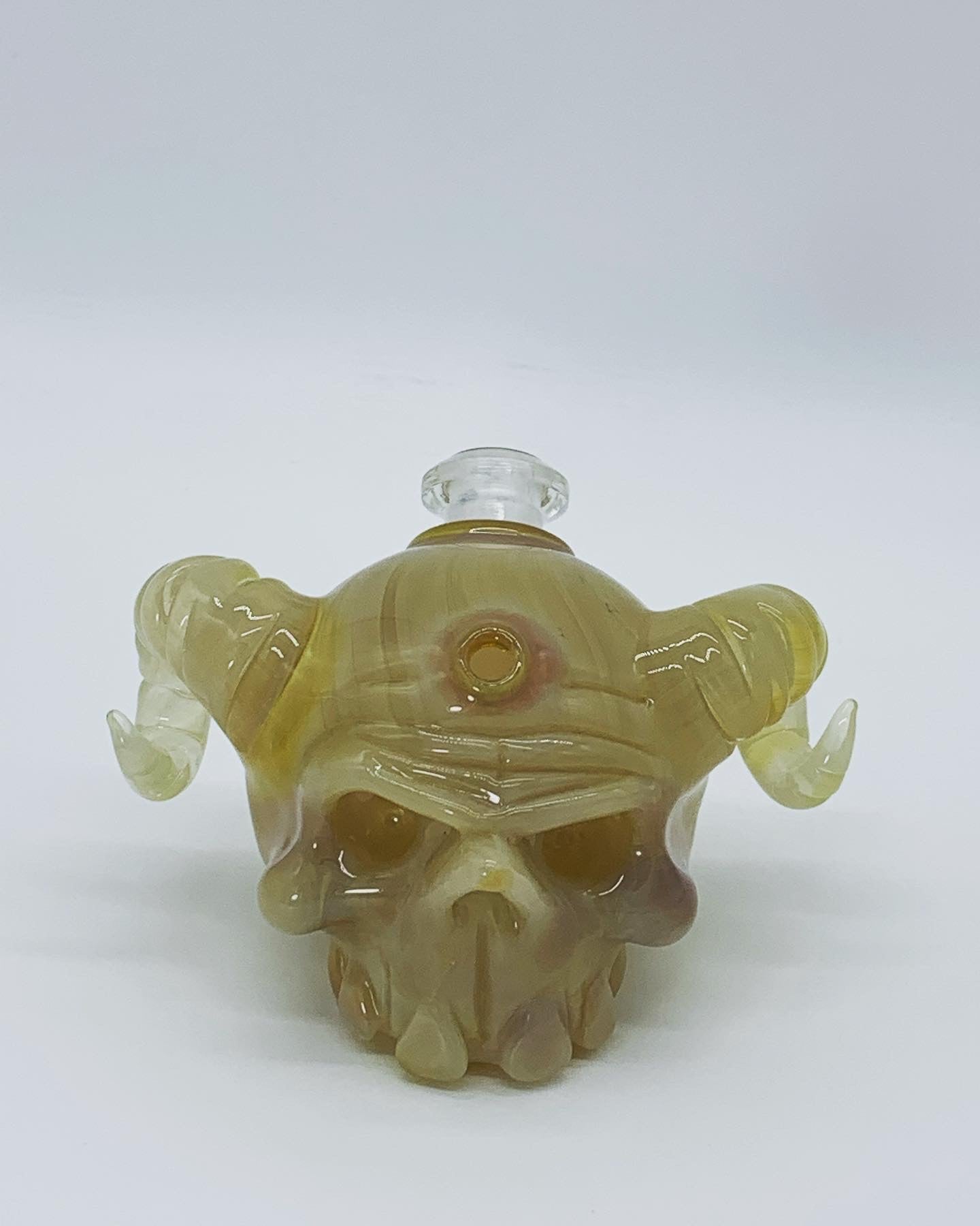 Grime Glass Queen Bee Palm Skull